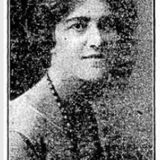 Photograph of Margaret Saunders at 42 in 1927