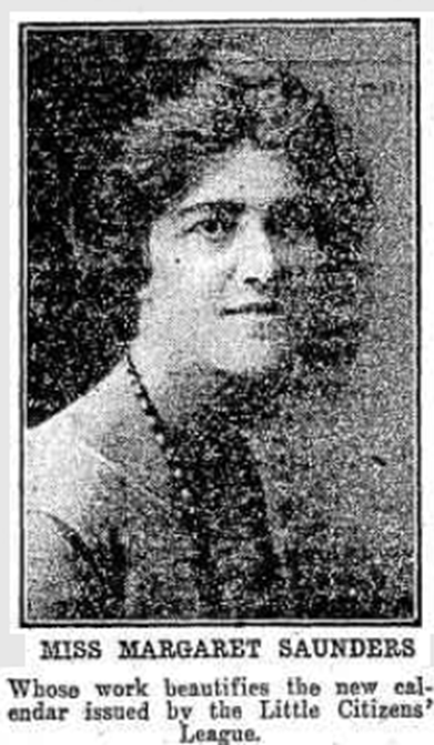 Photograph of Margaret Saunders at 42 in 1927