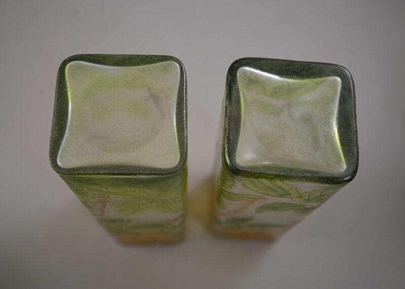 moser cameo vase pair (4) moser cameo vase pair (4)