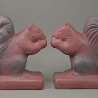 van briggle squirrel bookends (3)