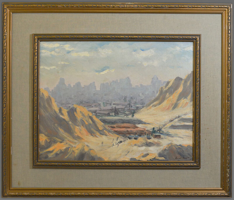 African Gold Mines, oil by Ernest Knight
