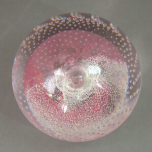 Caithness Pink Champagne Paperweight