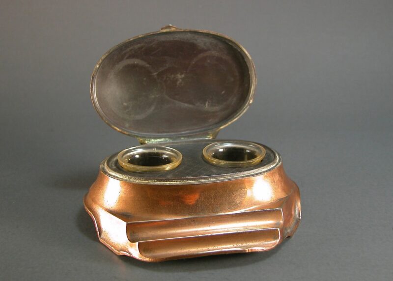 copper double inkwellInkwell Copper Oval Default 02 (Medium)