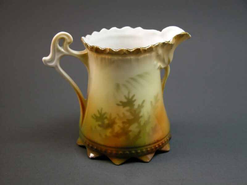 R. S. Prussia Parrots Creamer