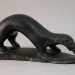 thomassie tukai sea otter soapstone inuit carving