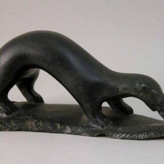 thomassie tukai sea otter soapstone inuit carving