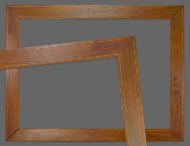 antique frame wood stringing (2)