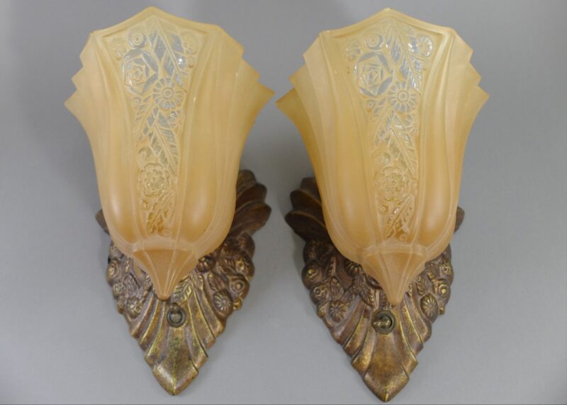 Consolidated Glass & Art Deco Sconce