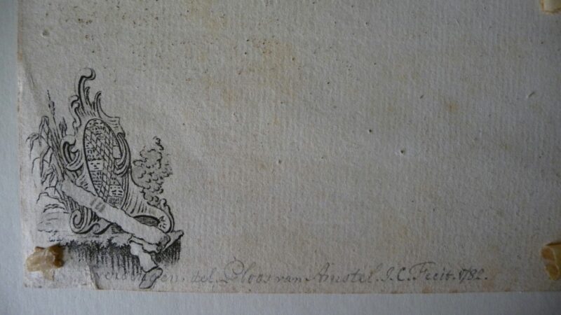 Cornelius Ploos van Amstel inscribed J. C. Fecit.