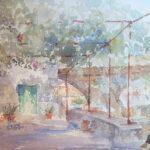 francis russell flint sewing on the terraza (5)