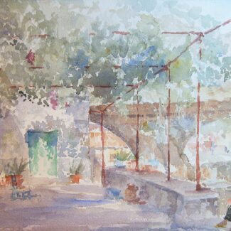 francis russell flint sewing on the terraza (5)