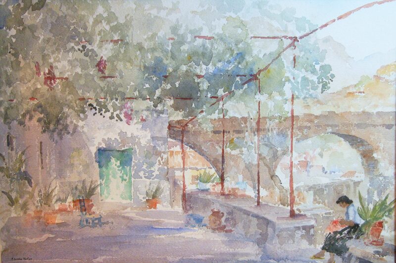 francis russell flint sewing on the terraza (5) francis russell flint sewing on the terraza (5)