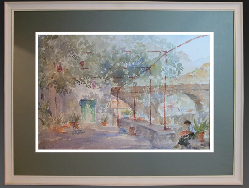 francis russell flint sewing on the terraza francis russell flint sewing on the terraza