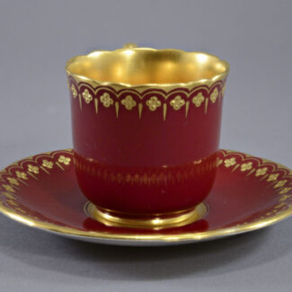 coalport demitasse red beaded (3)