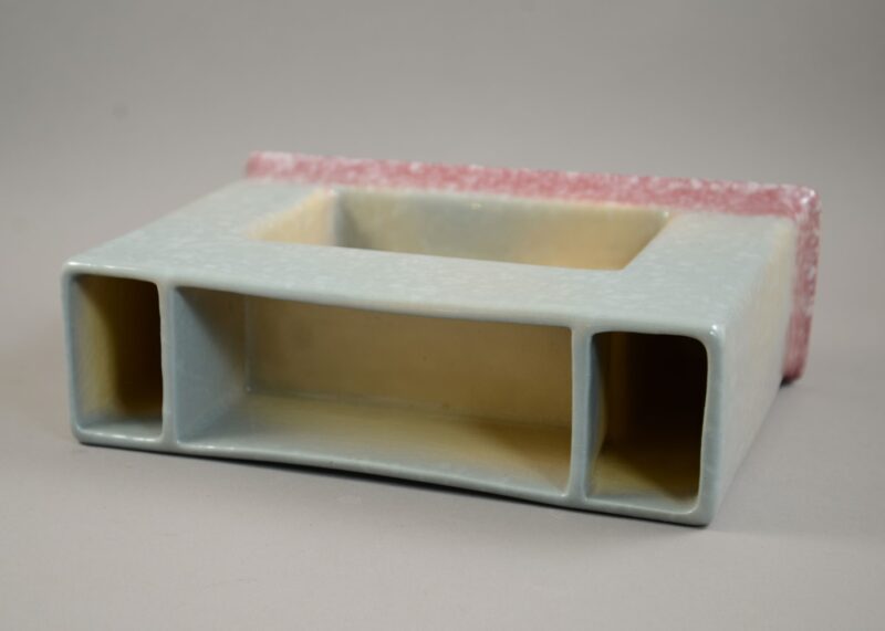 roseville artwood ikebana double case 4