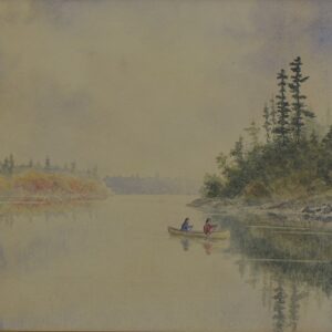 george bruenech watercolor canoeing 4