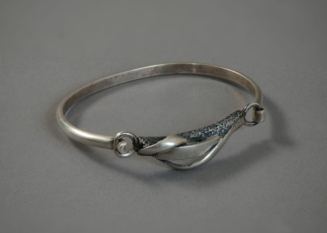 Bracelet – Alberto's, Modernist, 950 Silver - Rariora Gallery