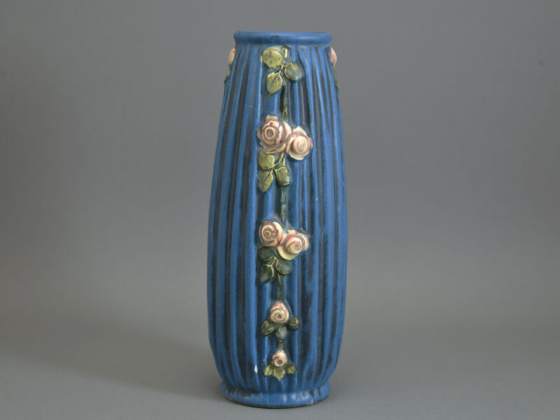 weller-blue-drapery-vase