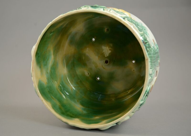 griffen smith hill majolica swan cheese keeper 6 griffen smith hill majolica swan cheese keeper 6