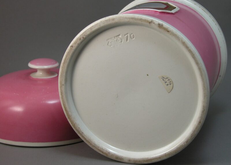 york glass co mel opt apothecary jar 3