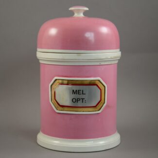 york glass co mel opt apothecary jar