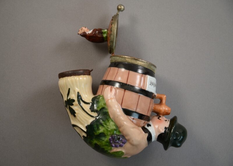 german porcelain drinking pipe 3
