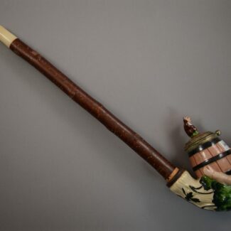 german porcelain drinking pipe