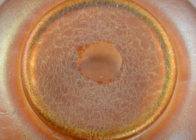 kralik peach oil spot vase (5)