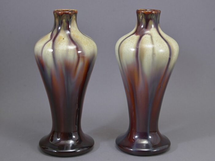 thulin art nouveau vase pair