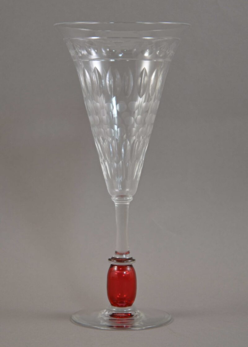 libbey nash symphony water goblet (2) libbey nash symphony water goblet (2)