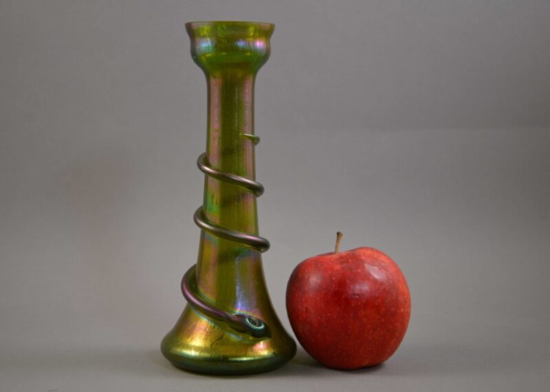 rindskopf creta papillon snake vase