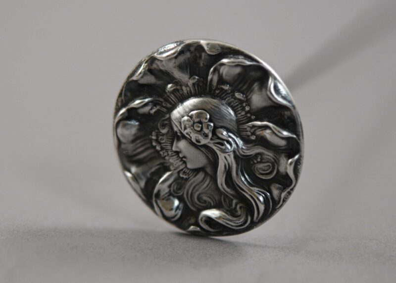 unger brothers art nouveau hatpin