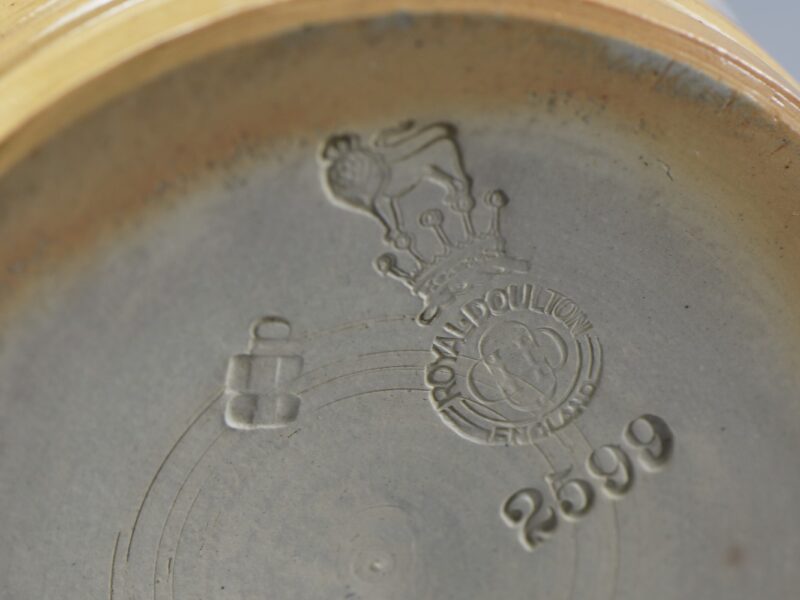 royal doulton stonware tankard sterling silver (7)