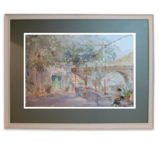 francis russell flint sewing on the terraza