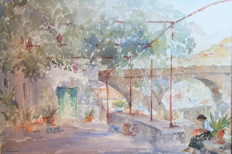 francis russell flint sewing on the terraza (5) francis russell flint sewing on the terraza (5)