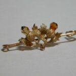 john william kirwan 9k scottish thistle brooch