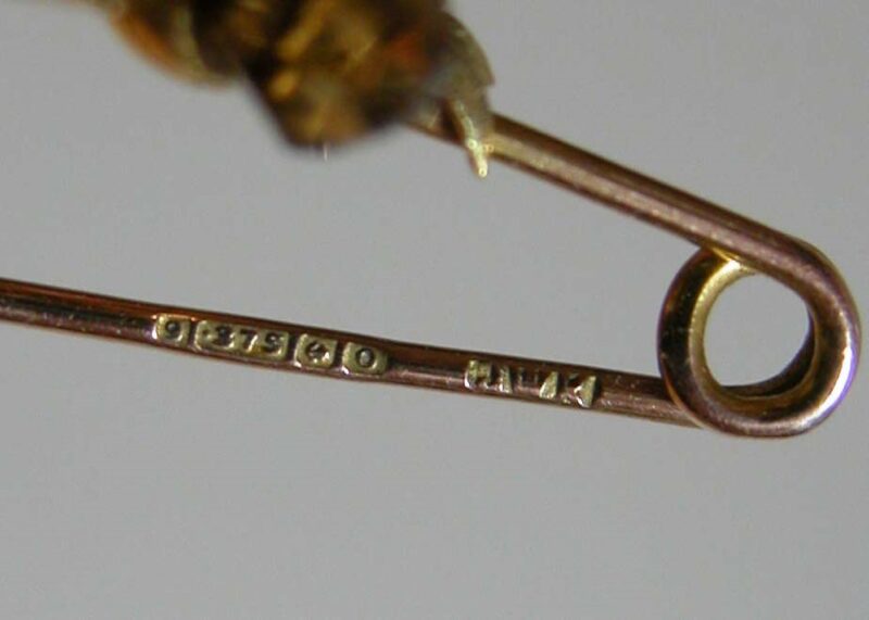 john william kirwan 9k scottish thistle brooch (2)