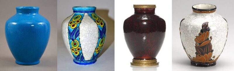 boch freres=turqoise crackle vase (7)