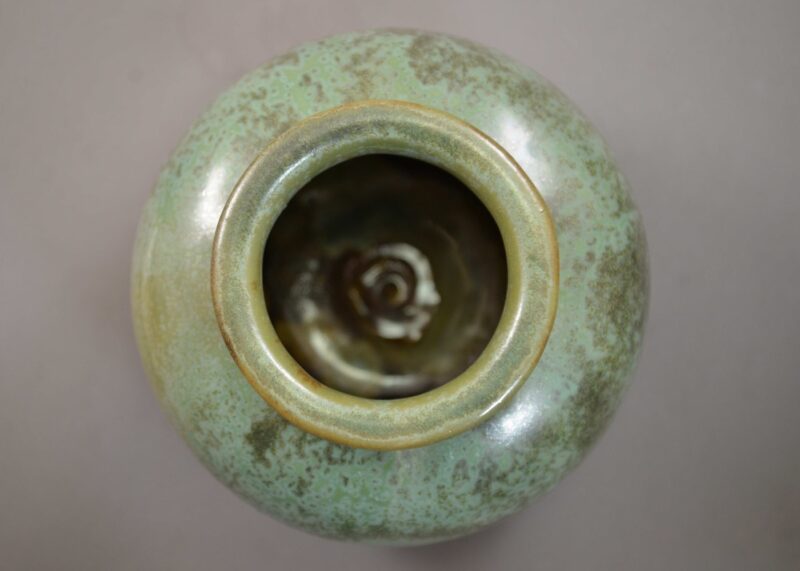 fulper pottery 531 vase green (4)