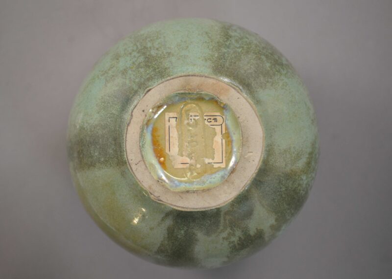 fulper pottery 531 vase green (5)