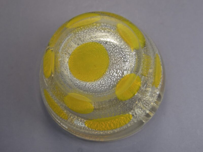 murano polka dot ashtray murano polka dot ashtray
