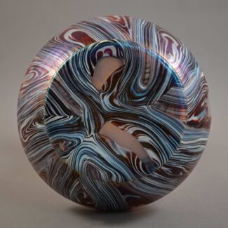 rindskopf opalglas oxblood pulled vase (5)