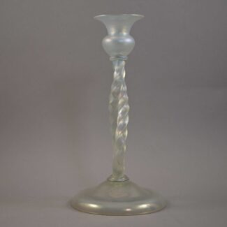 steuben verre de soie candlestick 5092 (2)