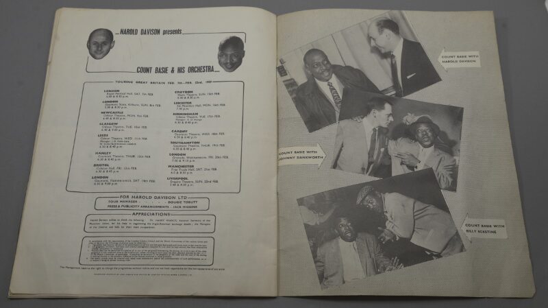 count basie and his orchestra autographed program (12)