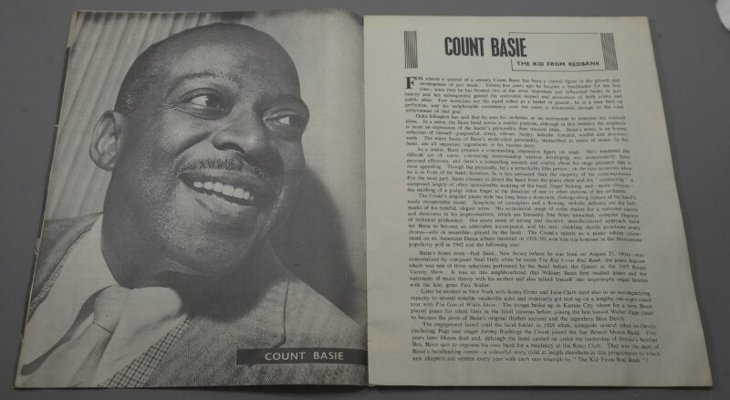 count basie and his orchestra autographed program (6)