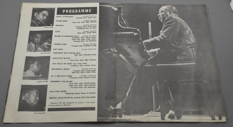 count basie and his orchestra autographed program (8)