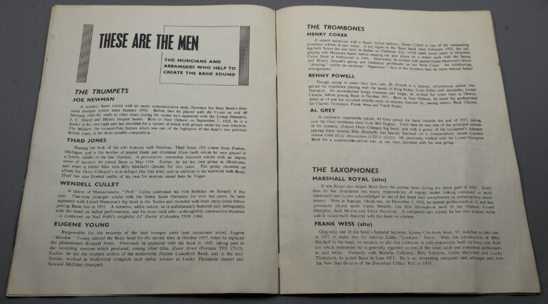 count basie and his orchestra autographed program (9)