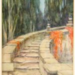 mary s hagarty winding staircase watercolour (2)