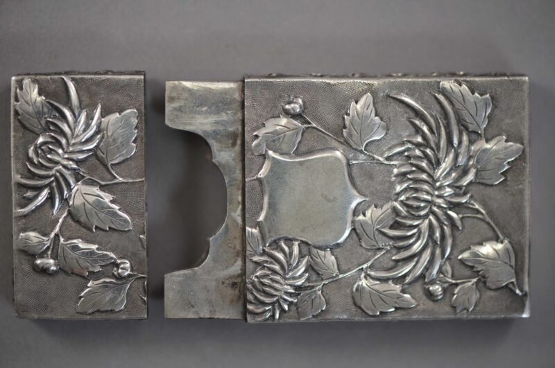 want hing chinese export silver card case (2)