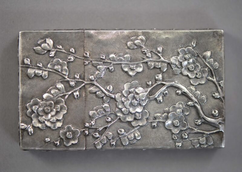 want hing chinese export silver card case (3)